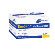 BeeSana® gasväv kompress, utan RöKo, steril