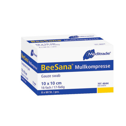 BeeSana® gasväv kompress, utan RöKo, steril