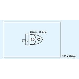 Hartmann Fdrape P artroskopidraperi 245x320 KR P6 | Förpackning (6 stycken)