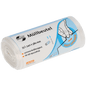 En transparent rulle av EMIL DEISS KG (GmbH + Co.) DEISS 49903 soppåsar (540x580 mm, 100 stycken) med blå-orange etikett visar en hand vid användning av Easy Opener; etiketten hänvisar till 33L kapacitet och hög rivstyrka för praktisk användning.