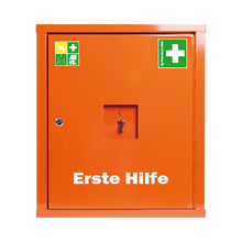 Förbandslåda EUROSAFE orange, standardinnehåll enligt DIN 13169