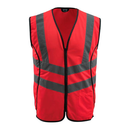 MASCOT® Wingate trafikväst, hi-vis röd