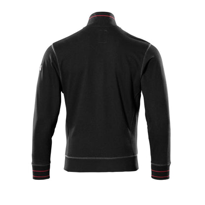 MASCOT® Chania sweatshirt med dragkedja, svart