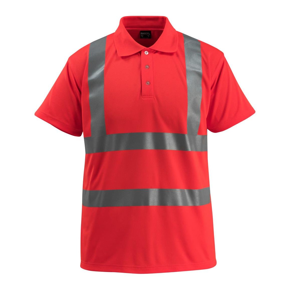 MASCOT® Bowen pikétröja, hi-vis röd