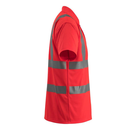 MASCOT® Bowen pikétröja, hi-vis röd