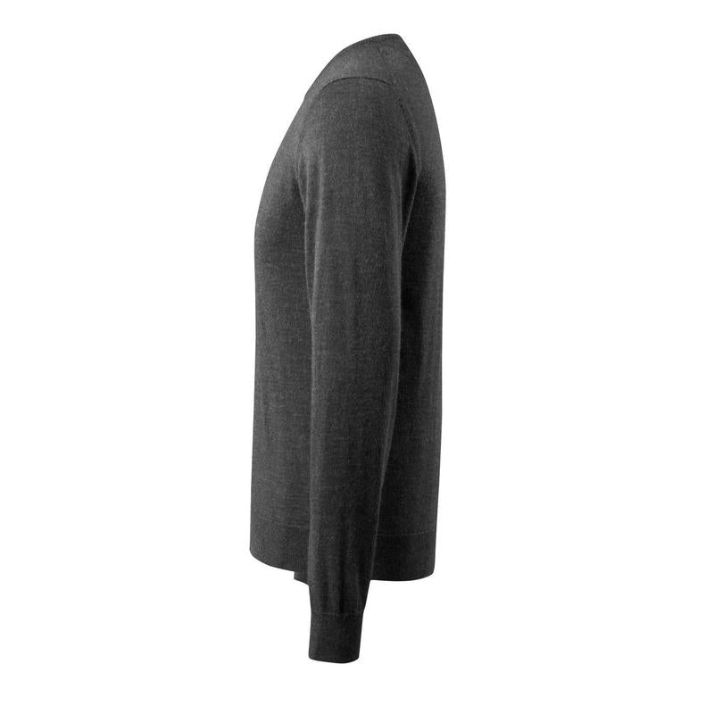 Stickad tröja rund halsad stickad tröja
