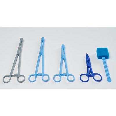 Stickhållare pincett 24 cm, P66 blå | Förpackning (66 stycken)