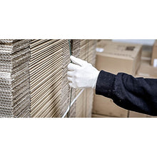 NITRAS bomullsjerseyhandskar, naturlig bomullsjersey | Förpackning (12 par)