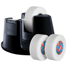 tesafilm bordsrulle compact + 3 rullar Invisible, svart