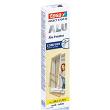 tesa myggnät med aluminiumram för fönster, vitt, 1 m x 1,2 m