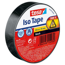 tesa isoleringstejp SPVC, svart, 20 m x 19 mm