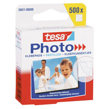 tesa Photo självhäftande kuddar, vita, dubbelsidigt självhäftande, 500 stycken