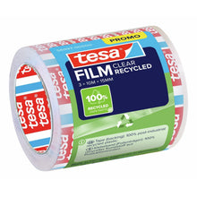 tesafilm CLEAR RECYCLED, 10 m x 15 mm, genomskinlig, 3 rullar
