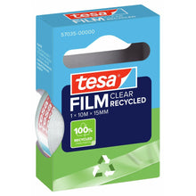 tesafilm CLEAR RECYCLED, 10 m x 15 mm, genomskinlig, 1 rulle