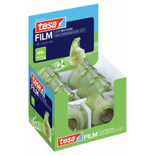 tesa HAND DISPENSER EASY CUT RECYCLED handrulle, grön, med tesafilm Clear Recycled 33 m x 19 mm, med EAN-etikett
