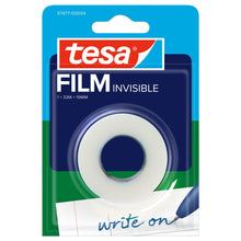tesafilm INVISIBLE, mattvit, i blisterförpackning, 33 m x 19 mm
