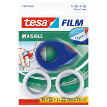 tesafilm mini-avrullare + 2 rullar Invisible, mattvit, för rullar upp till 19 m