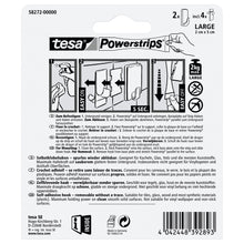 tesa Powerstrips Haken L Eckig Weiß
