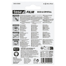tesafilm Eco & Crystal, transparent, i blisterförpackning, 10 m x 19 mm