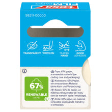 tesafilm PAPER, transparent, i hängande vikbar förpackning, 10 m x 19 mm