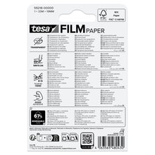 tesafilm PAPER, genomskinlig, i blisterförpackning, 33 m x 19 mm