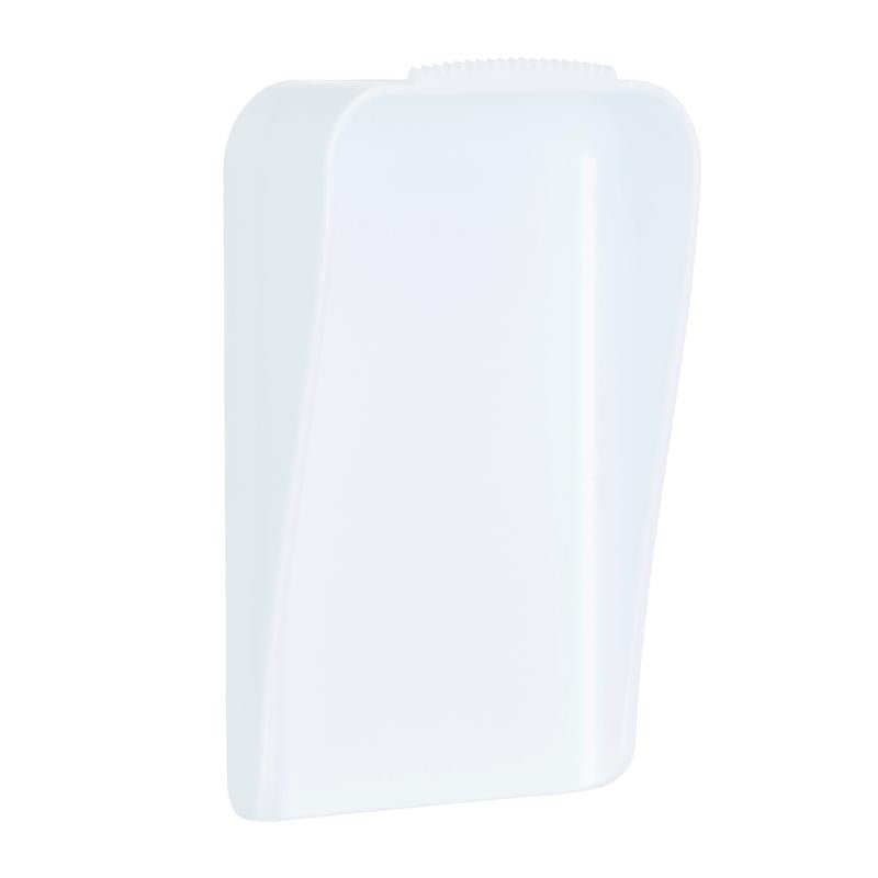 Command™ Canvas Hängare från 3M Deutschland GmbH är en vit, rektangulär plastbehållare med rundade kanter och en lätt välvd framsida, som är avbildad på en enkel vit bakgrund.