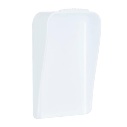 Command™ Canvas Hängare från 3M Deutschland GmbH är en vit, rektangulär plastbehållare med rundade kanter och en lätt välvd framsida, som är avbildad på en enkel vit bakgrund.