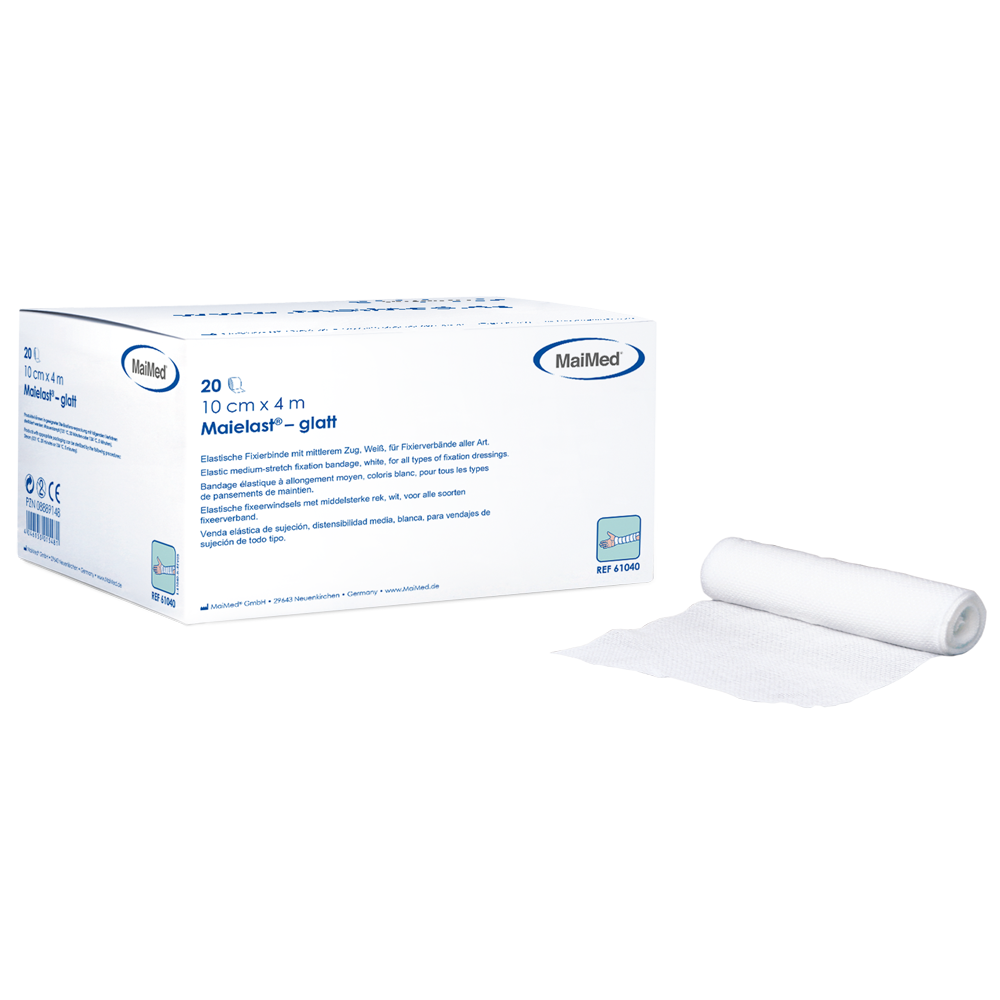 Maielast-släta elastiska fästbandage, 20 st/kartong