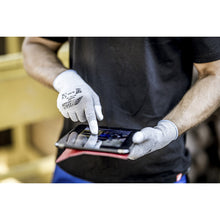 NITRAS antistatiska handskar, grå/vita