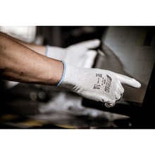 NITRAS antistatiska handskar, grå/vita