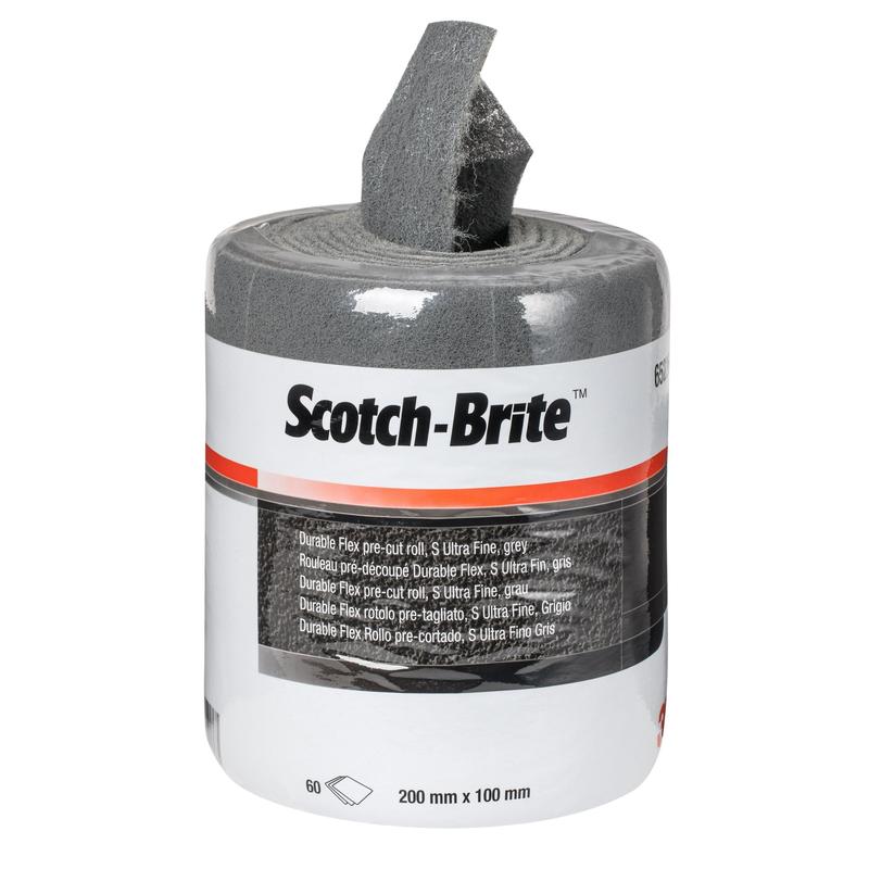 Scotch-Brite™ Durable Flex non-woven rulle DF-RL, 100 mm x 10 m, SiC UFN | Förpackning (1 rulle)