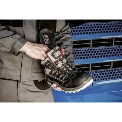 NITRAS COMFORT STEP, innersulor, svart/röd