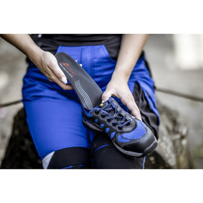 NITRAS ERGO STEP MEDIUM, semi-ortopedisk innersula, svart/blå