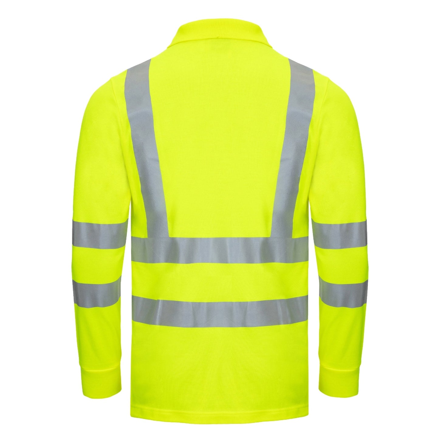 NITRAS MOTION TEX VIZ, långärmad pikétröja med hög synlighet