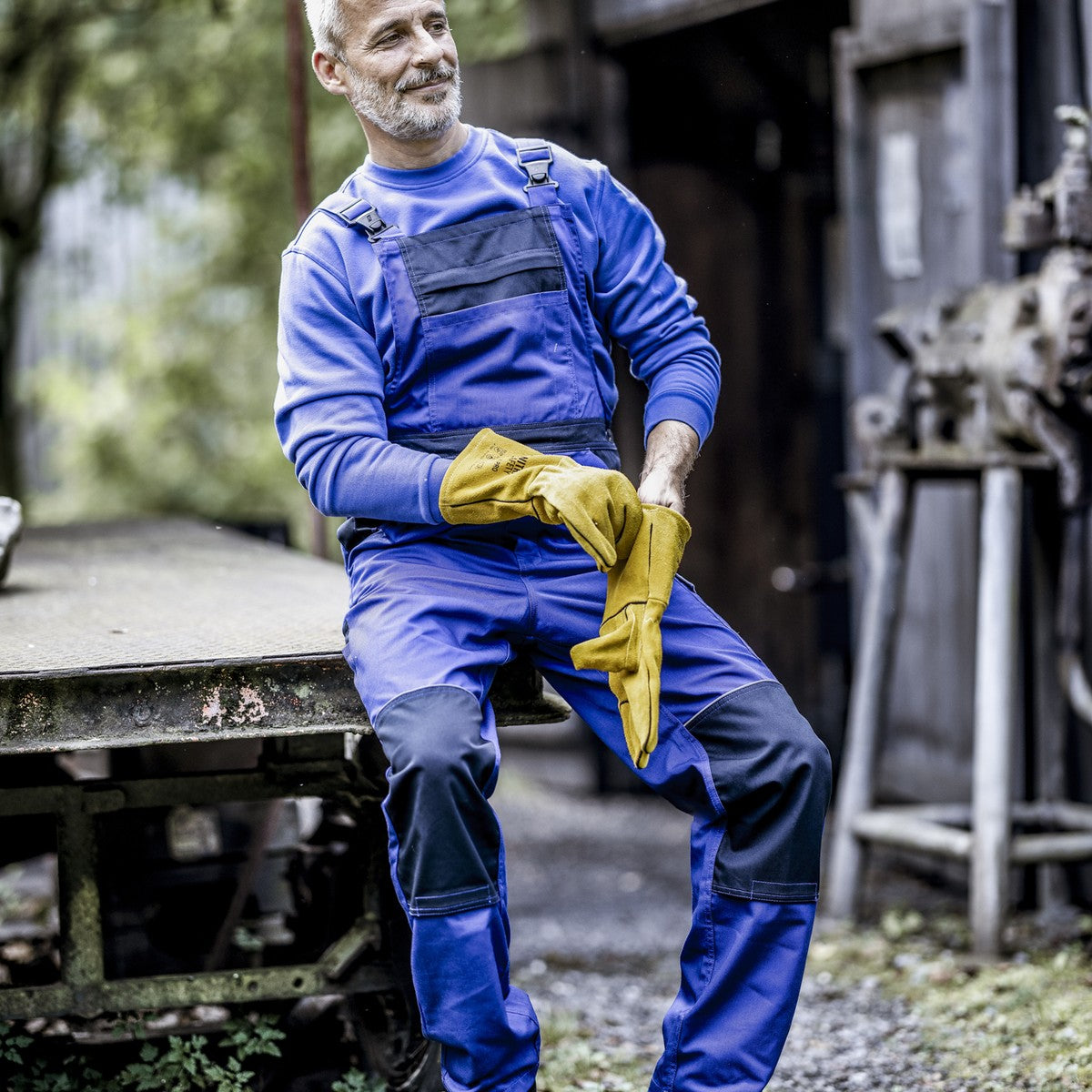 NITRAS MOTION TEX LIGHT, byxbyxor, kungsblå / marinblå