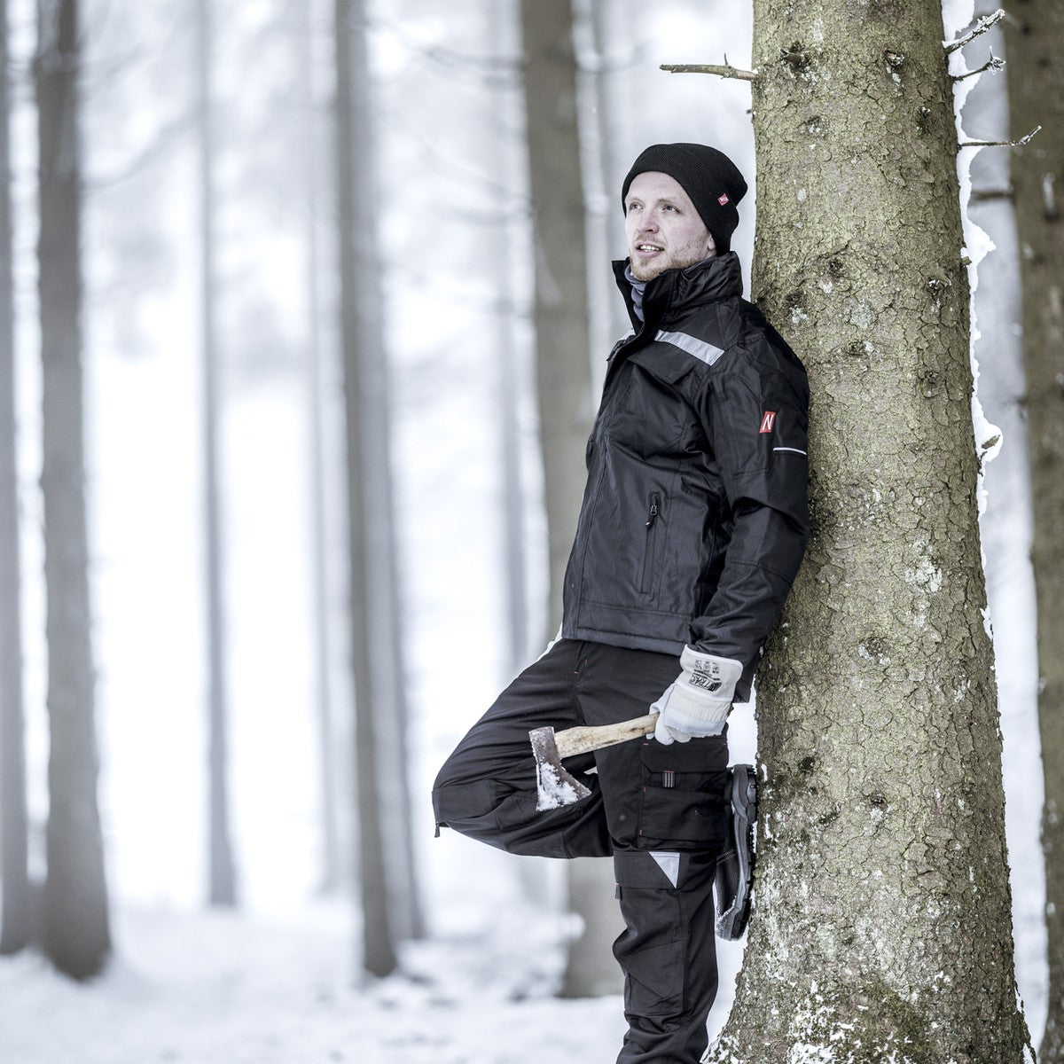 NITRAS MOTION TEX PLUS, parkas, svart