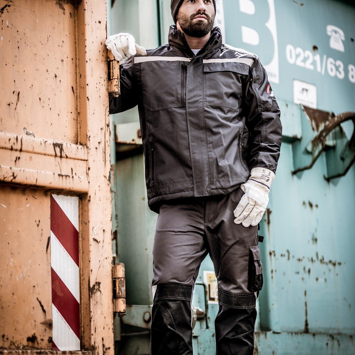 NITRAS MOTION TEX PLUS, parkas, antracit / svart