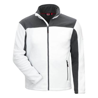 NITRAS MOTION TEX PLUS, fleecejacka, vit/grå