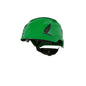3M™ SecureFit™ Hard Hat X5500, Ej ventilerad, CE, Grön, X5504NVE-CE | Förpackning (1 st)