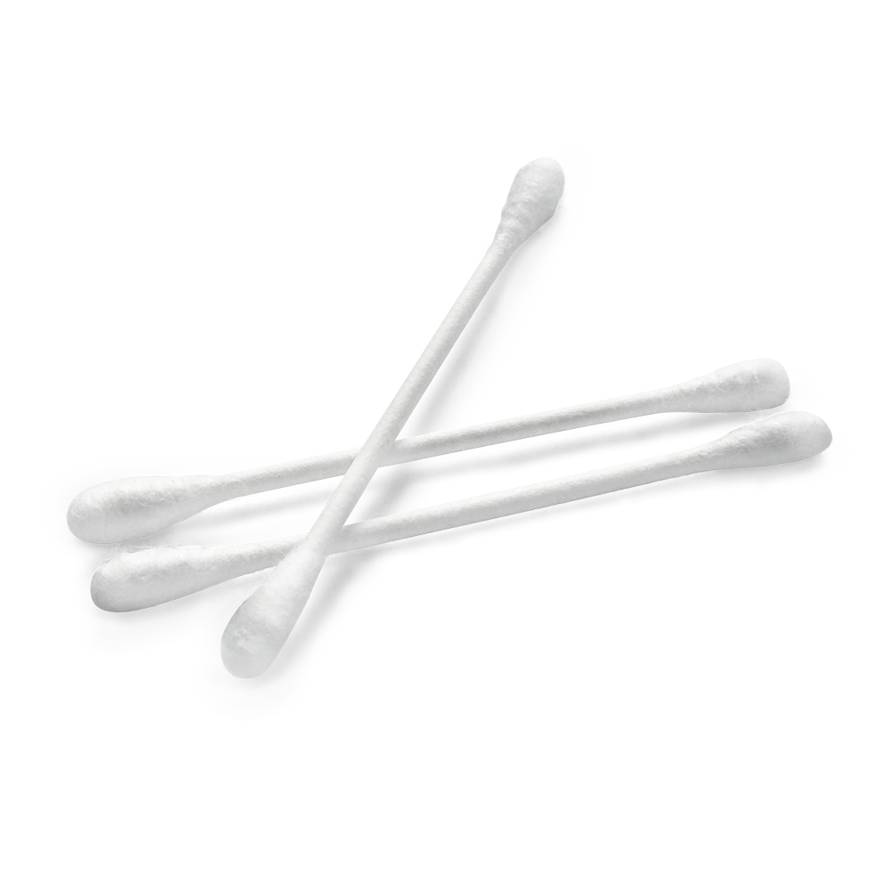 MaiMed -Tip Classic ECO (litet huvud) icke-sterila bomullspinne, kartongsticka, 200 st/påse | Förpackning (200 stycken)