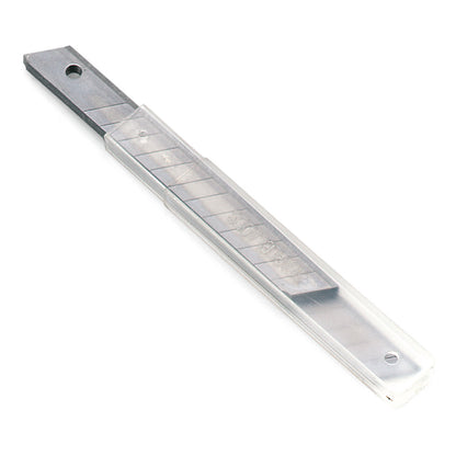 Die Nölle Profi Brush Abbrechklingen von Nölle Profi Brush Bürsten- & Pinseltechnik e.K. sind hochwertige Abbrechklingen im transparenten Etui mit mehreren segmentierten Klingen - ideal für präzises Arbeiten und Langlebigkeit.