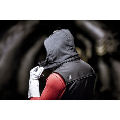 NITRAS avtagbar huva, svart, OEKO-TEX polyester: 94%; Elastan: 6 % | Förpackning (1 st)