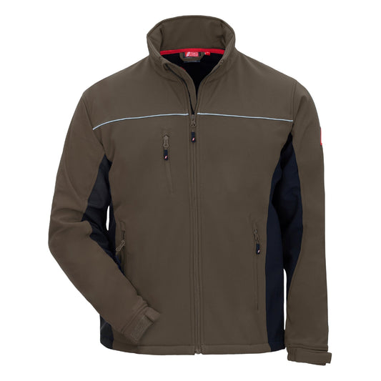 NITRAS MOTION TEX LIGHT, softshelljacka, brun/svart