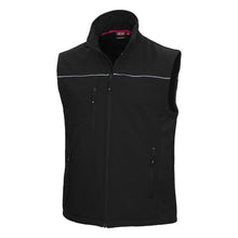 NITRAS MOTION TEX LIGHT, softshellväst, svart