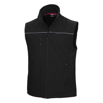 NITRAS MOTION TEX LIGHT, softshellväst, svart