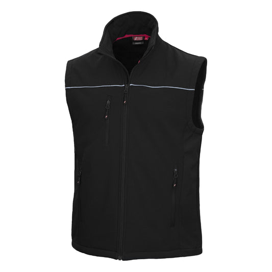 NITRAS MOTION TEX LIGHT, softshellväst, svart