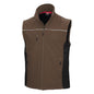 NITRAS MOTION TEX LIGHT, softshellväst, brun/svart