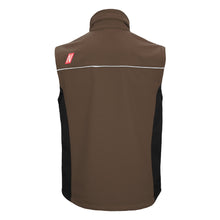 NITRAS MOTION TEX LIGHT, softshellväst, brun/svart