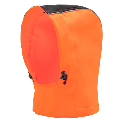 NITRAS avtagbar huva, neon orange / svart, OEKO-TEX polyester: 100% | Förpackning (1 st)
