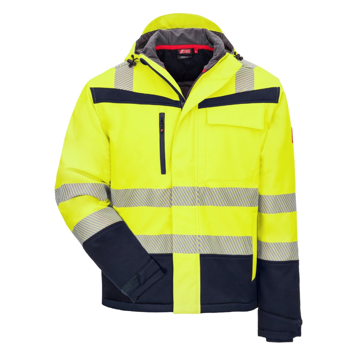 NITRAS MOTION TEX VIZ PLUS, vinter softshelljacka med hög synlighet